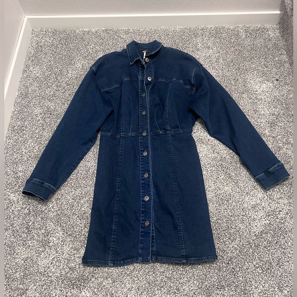 Free People Dresses & Skirts - Women’s Free People Sz 2 Amber Denim Dress